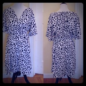 Target XXL W Black/White Animal Print Dress